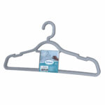 kit cabide hard com 3 un - prata