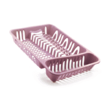 escorredor de louça premium - rosa encanto