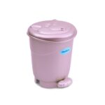 lixeira baby 8 litros - rosa perolado