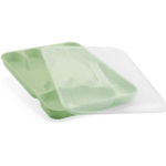 organizador de talheres com tampa premium - verde harmonia