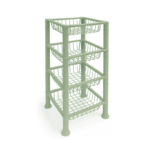 organizador-fruteira premium 4 andares - verde harmonia