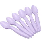 colher baby - lilás celeste - kit com 12