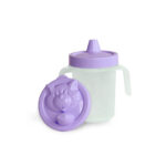 Copo Plastimiau com tampa 350 ml - Lilas Celeste